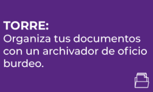 PRODUCTOS - TORRE: Organiza tus documentos con un archivador de oficio burdeo