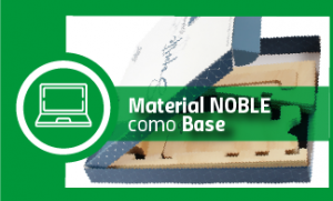 Material noble como base