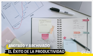 Anotado y archivado el éxito de la productividad