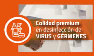 Calidad premium en desinfección de virus y gérmenes