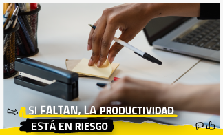 Si faltan, la productividad está en riesgo