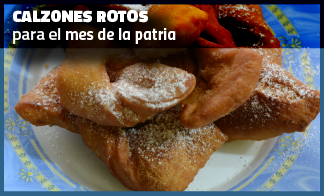 Calzones rotos para el mes de la patria