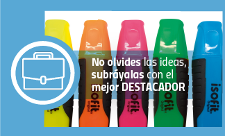 ISOFIT: ¡Para que no olvides las ideas, mejor subráyalas con el mejor destacador!