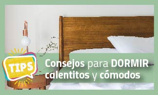 Consejos para dormir calentitos y cómodos