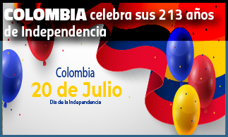 Colombia celebra sus 213 años de Independencia