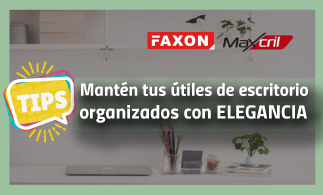 Mantén tus Útiles de Escritorio Organizados con Elegancia: Portalápices Maxcril Clips Y Taco Cristal