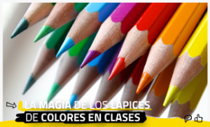 La magia de los lápices de colores en clases