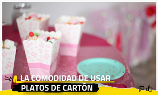 La comodidad de usar platos de cartón