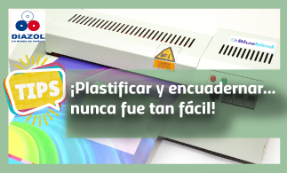 DIAZOL: ¡Plastificar y encuadernar… nunca fue tan fácil!