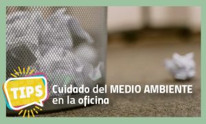 Cuidado del Medio Ambiente en la oficina