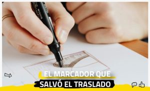 El marcador que salvó el traslado