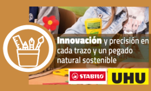 Stabilo y UHU: Innovación y precisión en cada trazo y un pegado natural sostenible