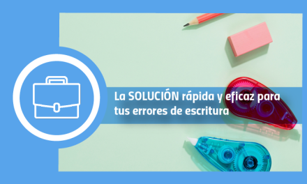 La solución rápida y eficaz para tus errores de escritura