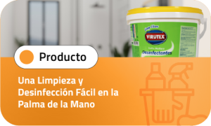 Una limpieza y desinfección fácil en la palma de la mano