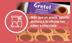 Más que un snack, aporta dulzura a tu oficina con sabor a chocolate