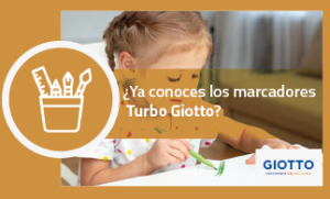 ¿Ya conoces los marcadores Turbo Giotto?