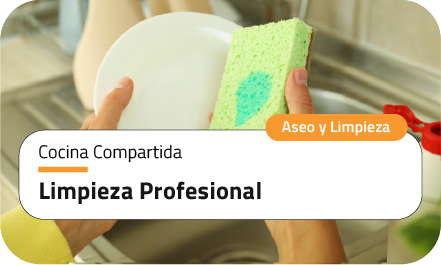 Cocina compartida, limpieza profesional en cada rutina