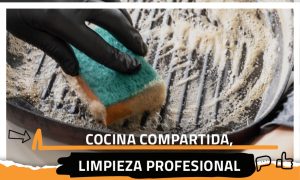Cocina compartida, limpieza profesional en cada rutina