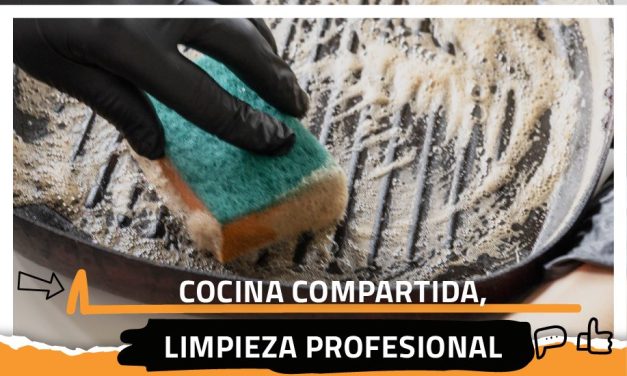 Cocina compartida, limpieza profesional en cada rutina