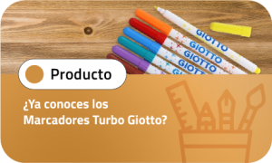 ¿Ya conoces los marcadores Turbo Giotto?
