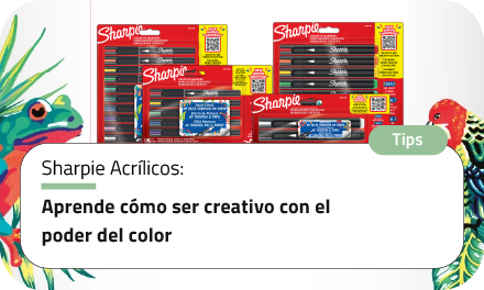 Sharpie Acrílicos: Aprende cómo ser creativo con el poder del color