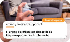 El aroma del orden con productos de limpieza que marcan la diferencia