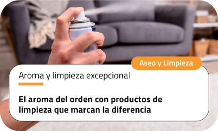 El aroma del orden con productos de limpieza que marcan la diferencia