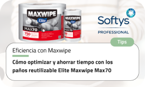 Cómo optimizar y ahorrar tiempo con los paños reutilizable Elite Maxwipe Max70