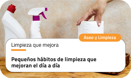 Pequeños hábitos de limpieza que mejoran el día a día