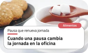 Cuando una pausa cambia la jornada en la oficina