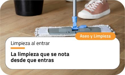 La limpieza que se nota desde que entras