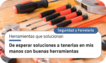 De esperar soluciones a tenerlas en mis manos con buenas herramientas