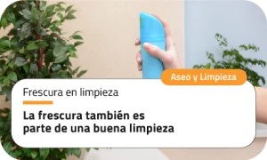 La frescura también es parte de una buena limpieza