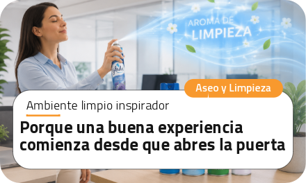 Porque una buena experiencia comienza desde que abres la puerta