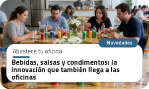 Bebidas, salsas y condimentos: la innovación que también está llegando a las oficinas